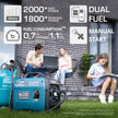 Generador inverter híbrido de gas/gasolina KS 2100iG S thumbnail