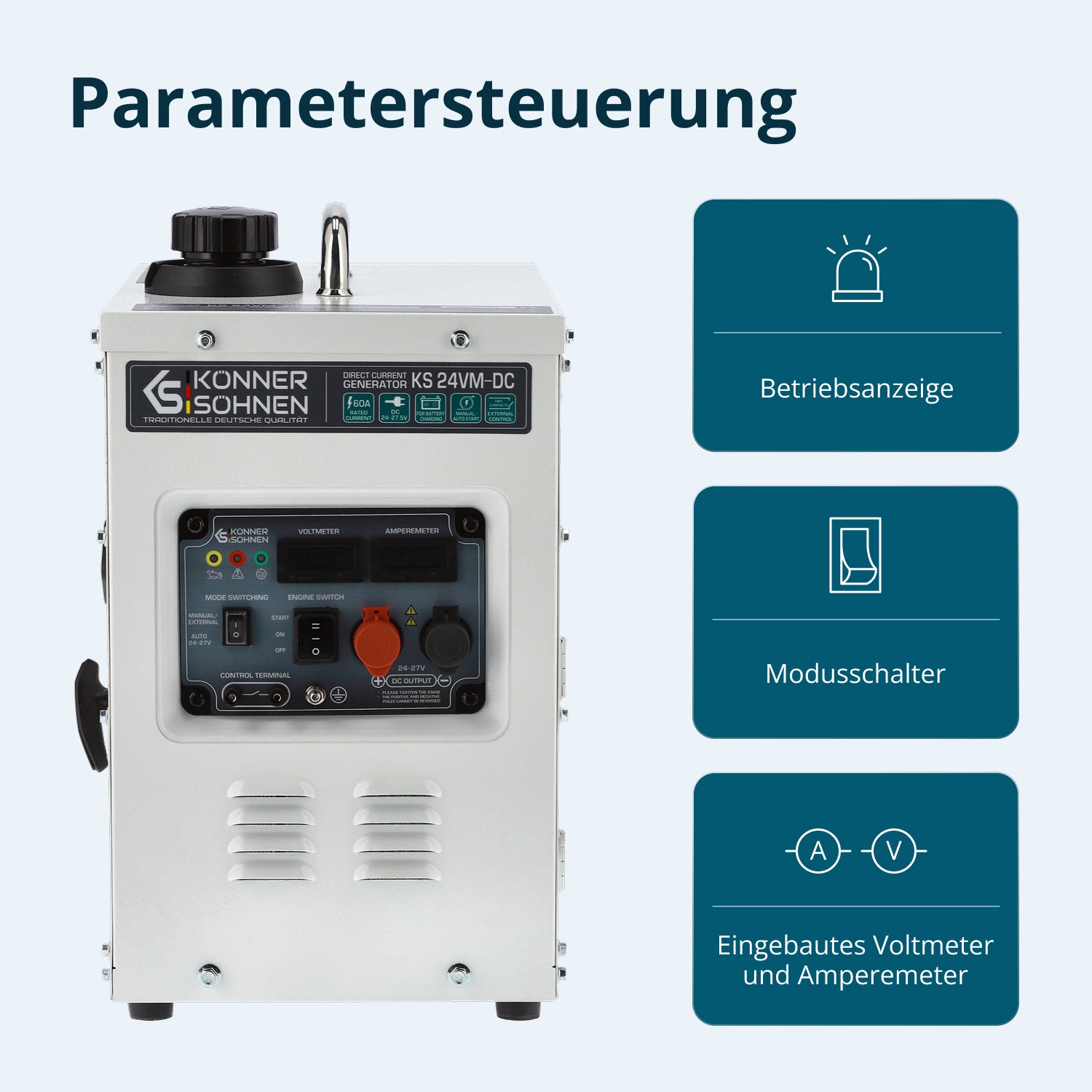 Gleichstromgenerator KS 24VM-DC