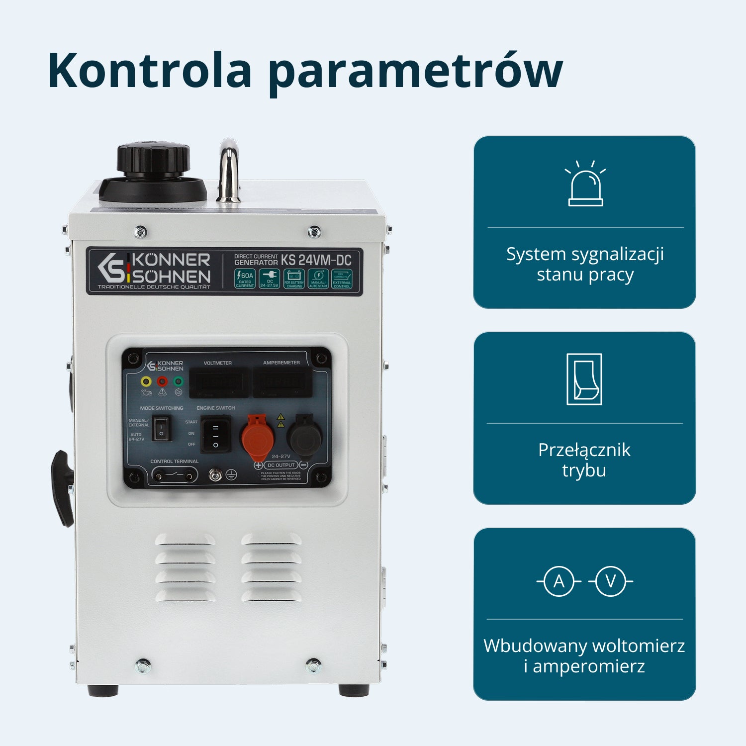 Generator prądu stałego KS 24VM-DC