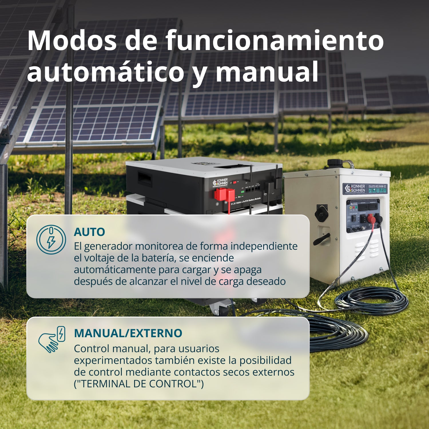 Generador de corriente continua KS 24VM-DC