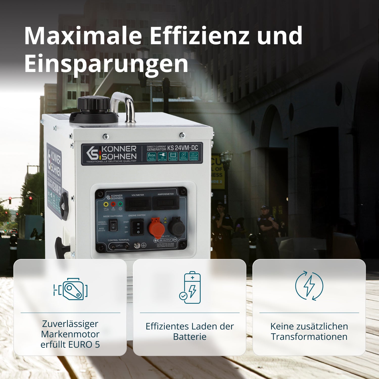 Gleichstromgenerator KS 24VM-DC