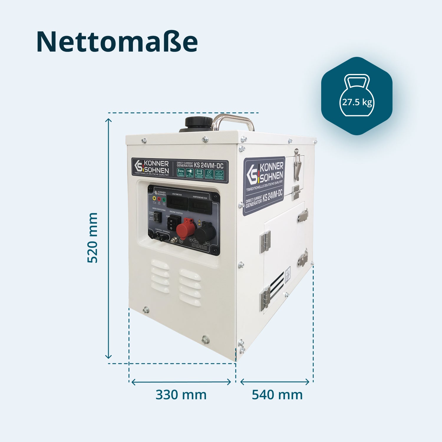 Gleichstromgenerator KS 24VM-DC
