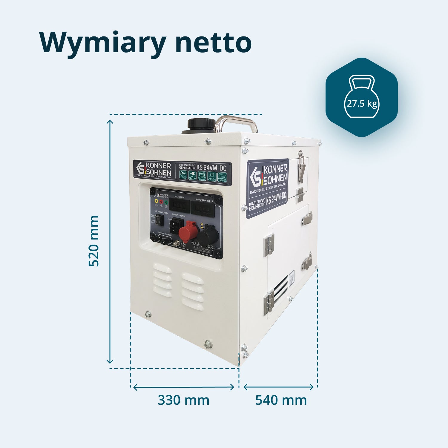 Generator prądu stałego KS 24VM-DC