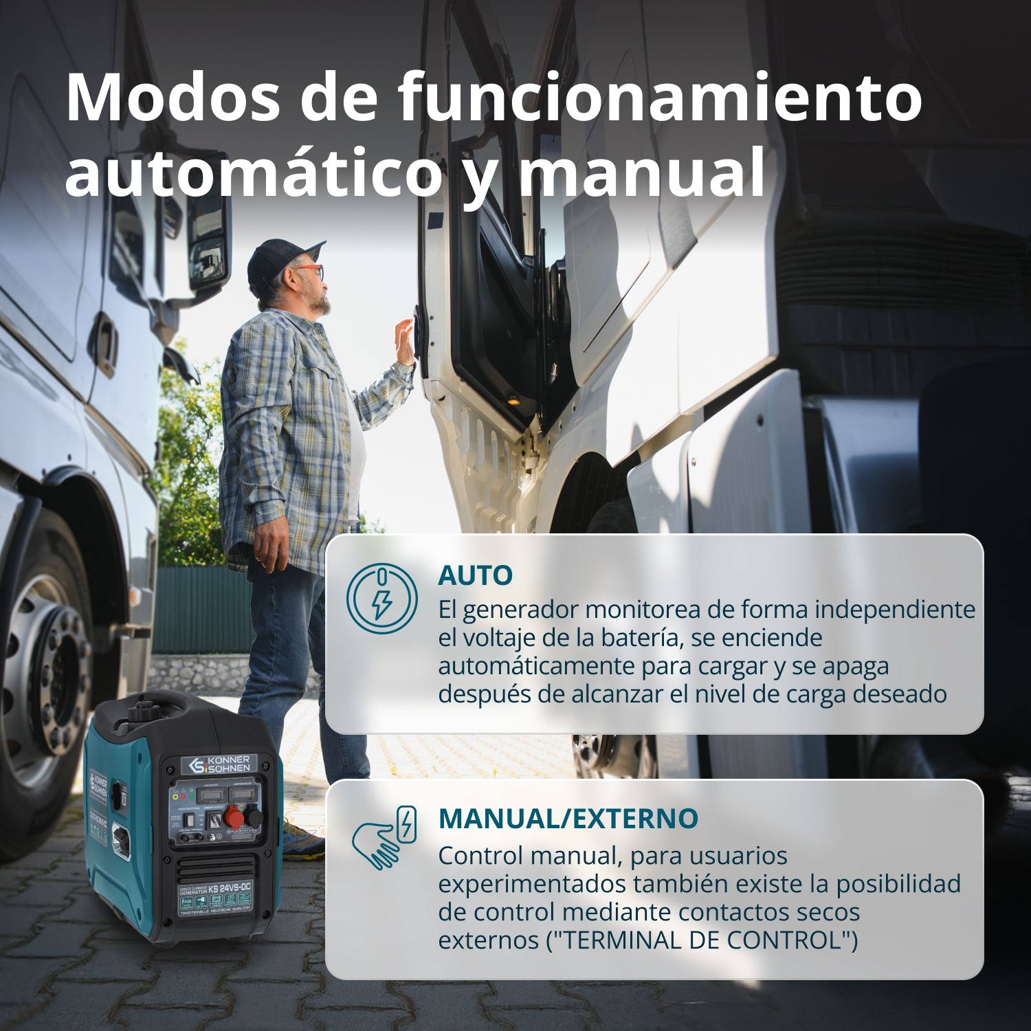 Generador de corriente continua KS 24VS-DC