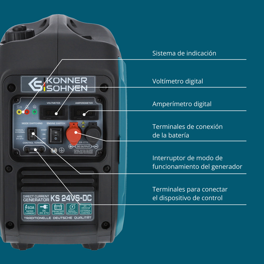 Generador de corriente continua KS 24VS-DC