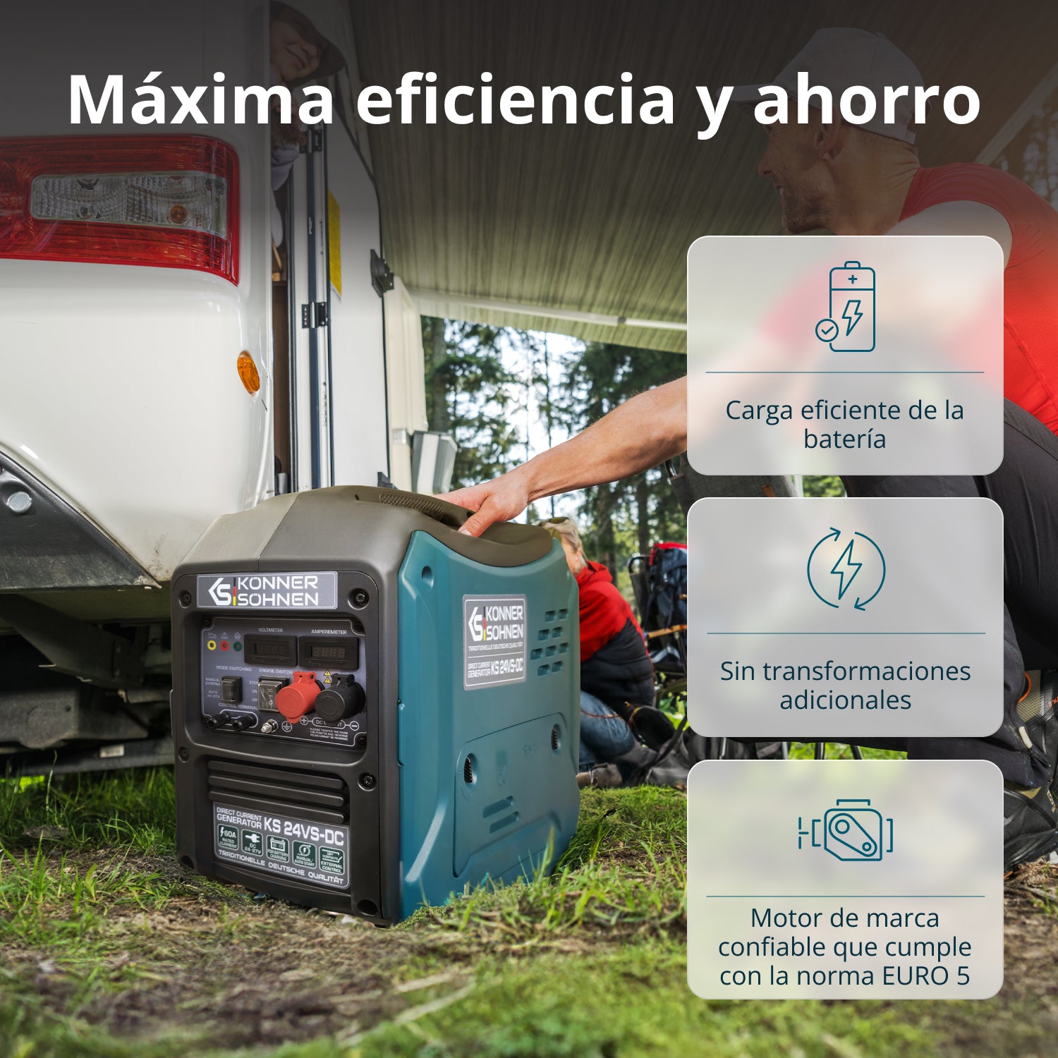 Generador de corriente continua KS 24VS-DC