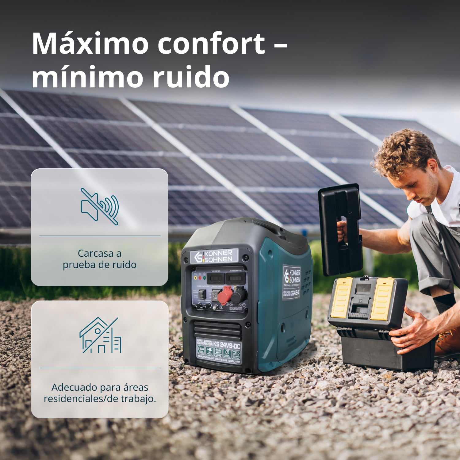 Generador de corriente continua KS 24VS-DC