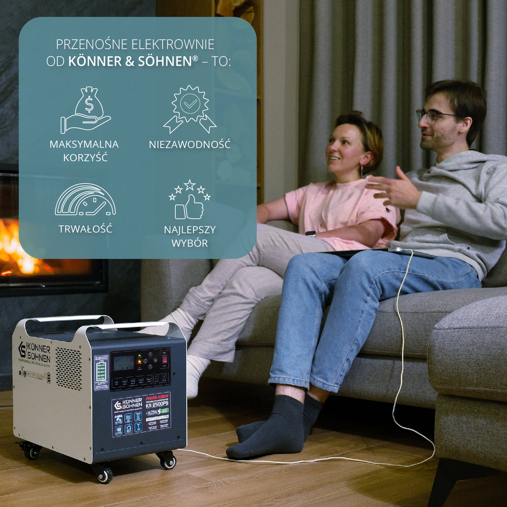 Potężna elektrownia KS 2500PS (Odnowiony – Stan doskonały)