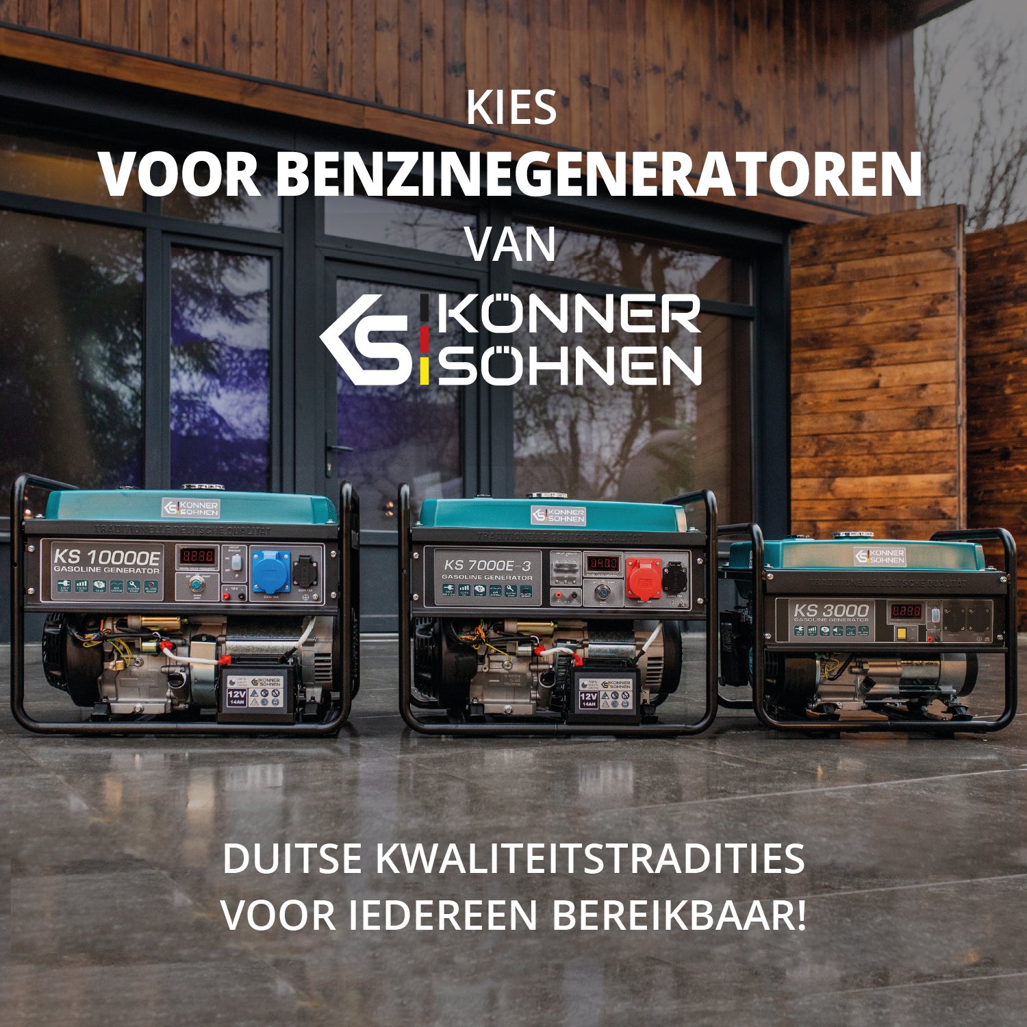 LPG/benzinegenerator "Könner & Söhnen" KS 3000G