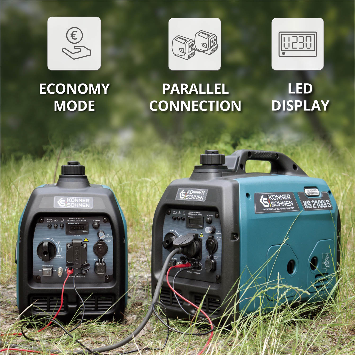 LPG/benzin inverter generator KS 3100iG S