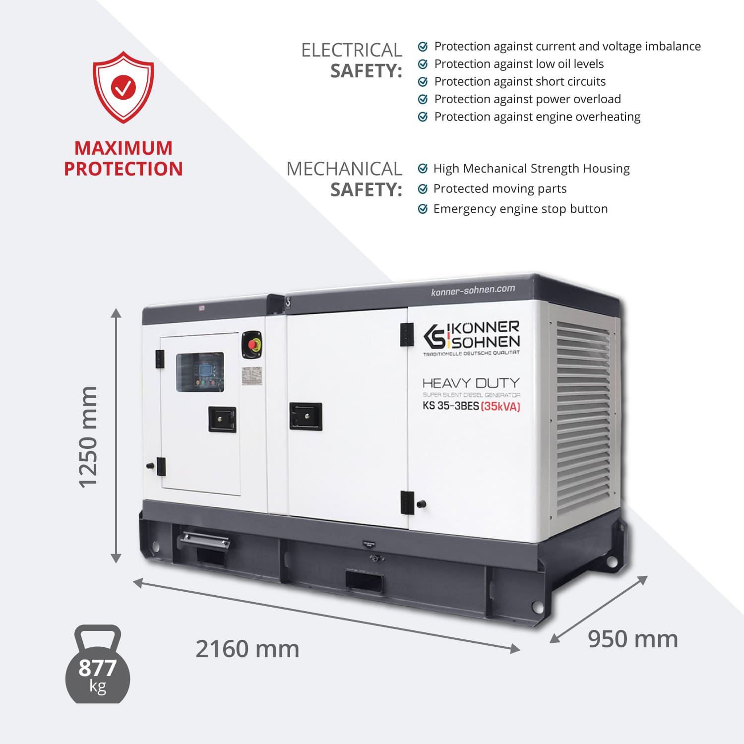 Generator trójfazowy KS 35-3BES