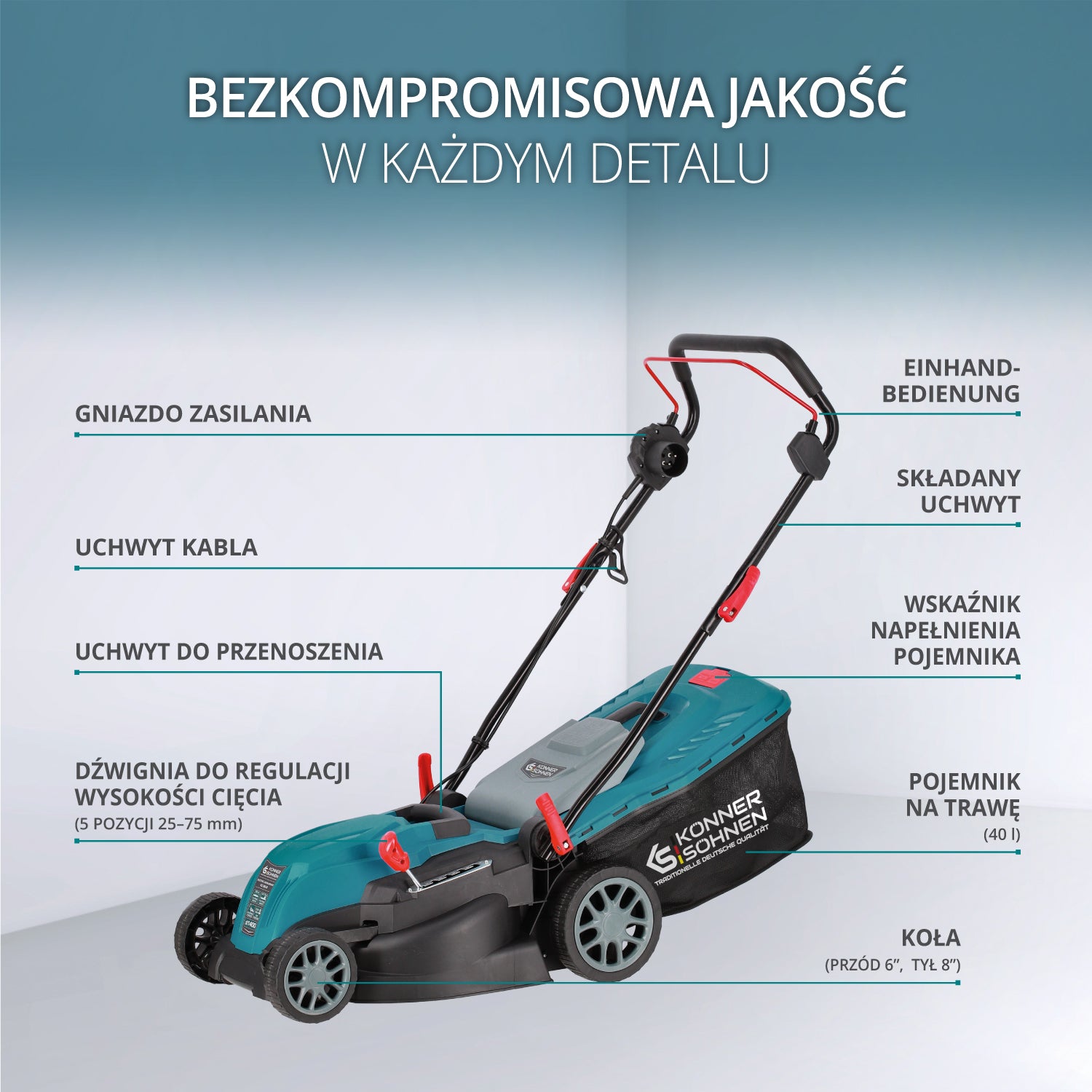 Elektryczna kosiarka KS 38LM (Odnowiony – stan idealny)