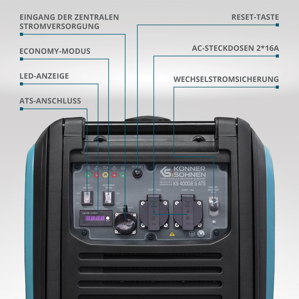 Inverter-Generator KS 4000iE S ATS (B-Ware Hervorragend)