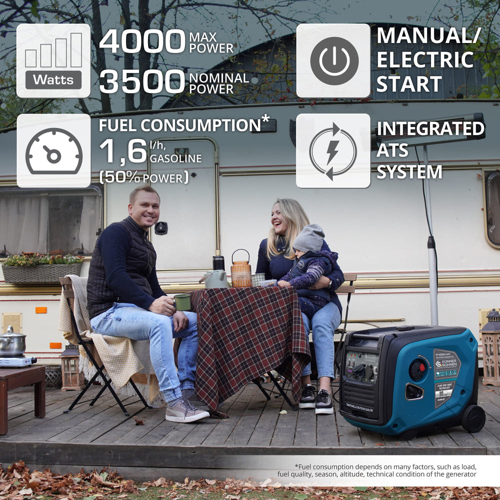 Αντιστροφέας γεννήτριας KS 4000iE S ATS