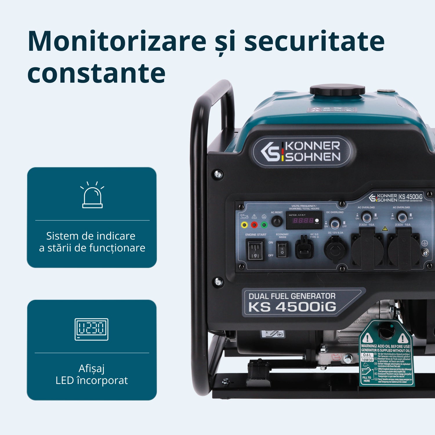 Generator hibrid cu inverterKS 4500iG