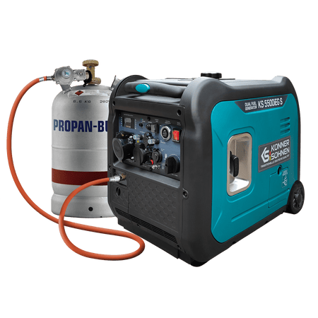 Generador inverter híbrido de gas/gasolina KS 5500iEG S