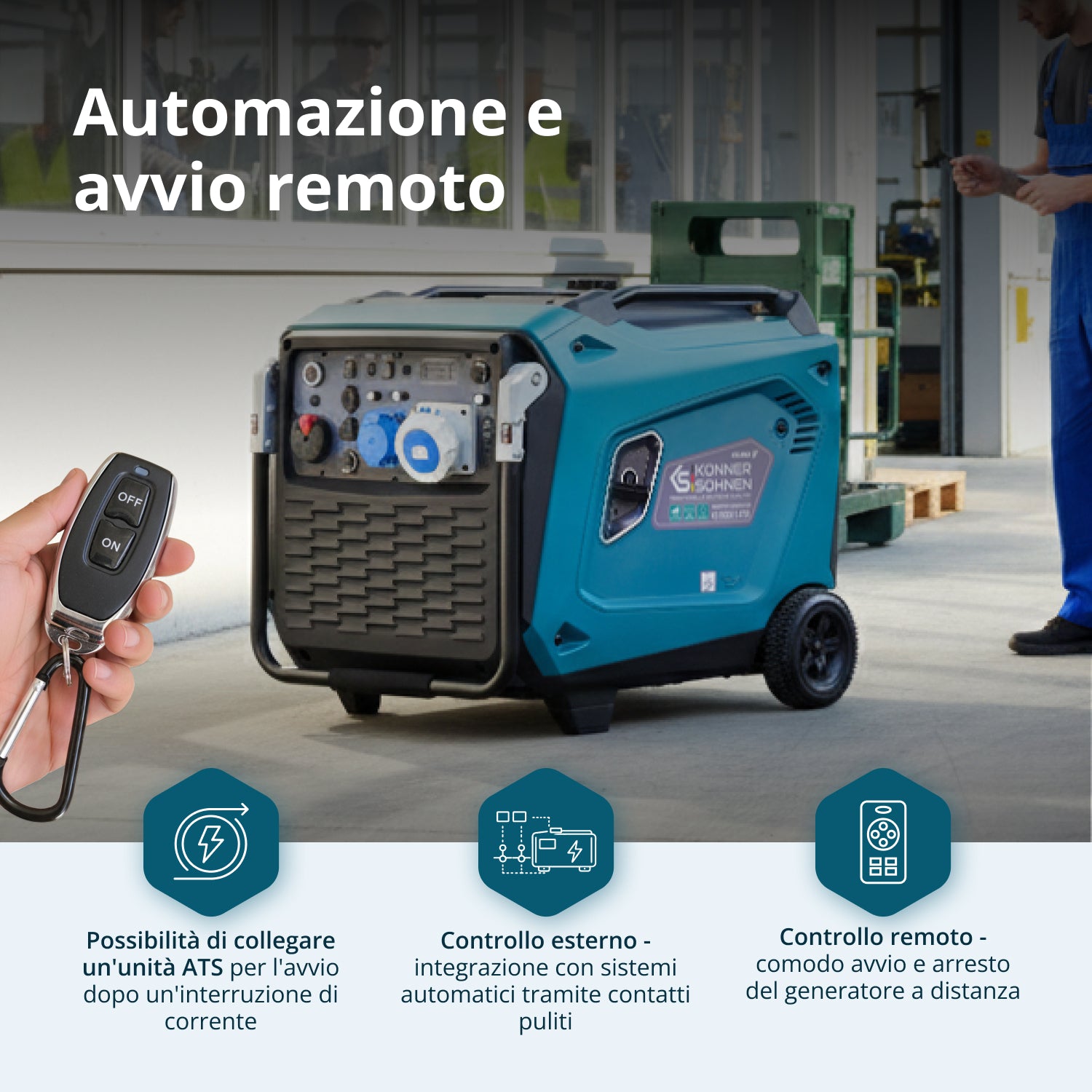 Generatore Inverter KS 9500iE S ATSR