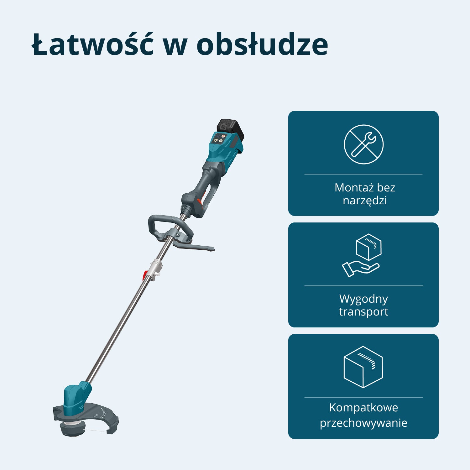Bezprzewodowa wykaszarka i podkaszarka KS BCT-20V (Odnowiony – stan idealny)