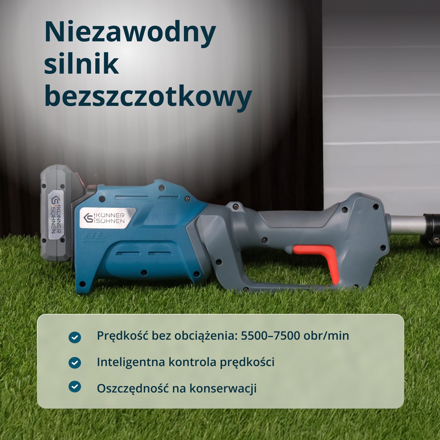 Bezprzewodowa wykaszarka i podkaszarka KS BCT-20V (Odnowiony – stan idealny)