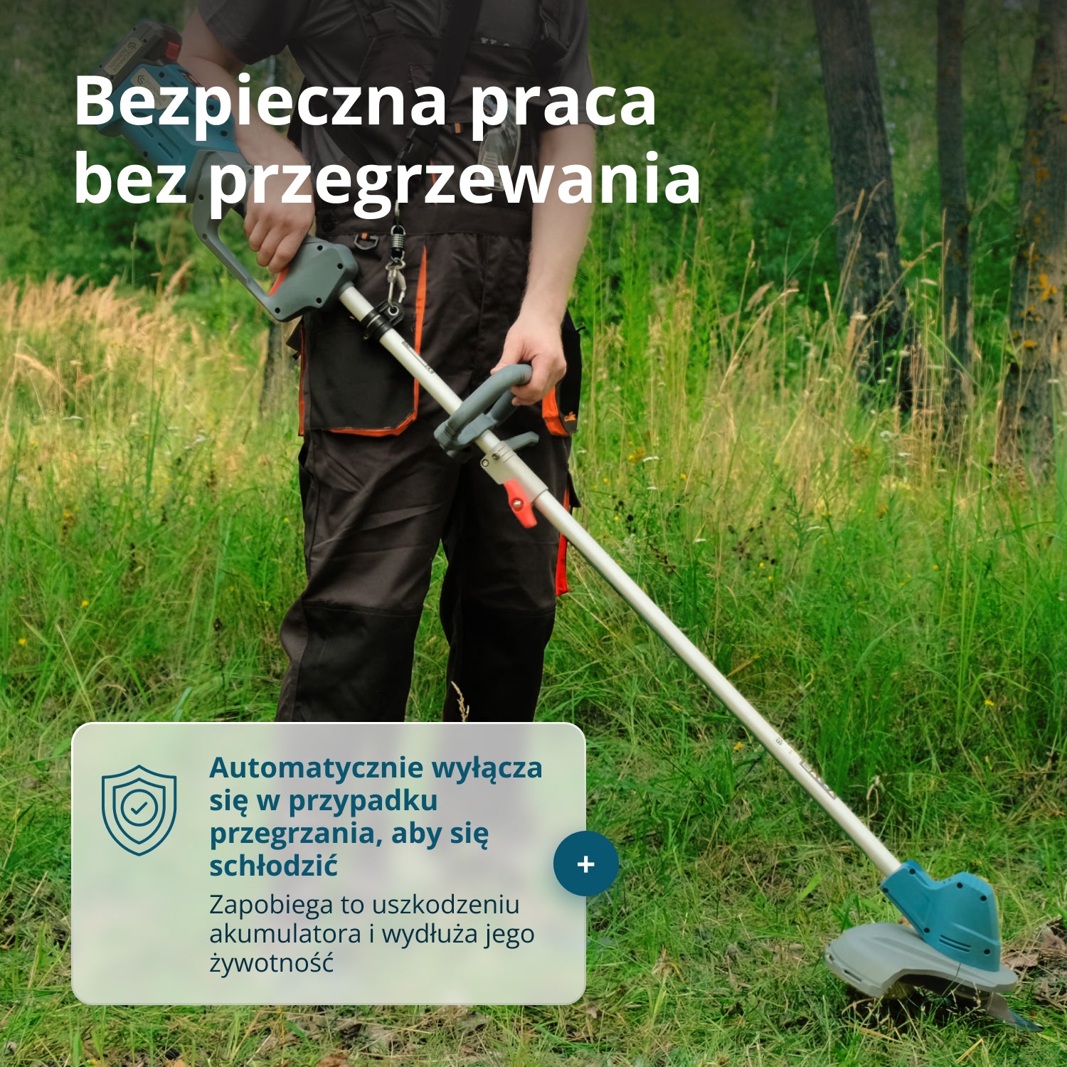 Bezprzewodowa wykaszarka i podkaszarka KS BCT-20V (Odnowiony – stan idealny)