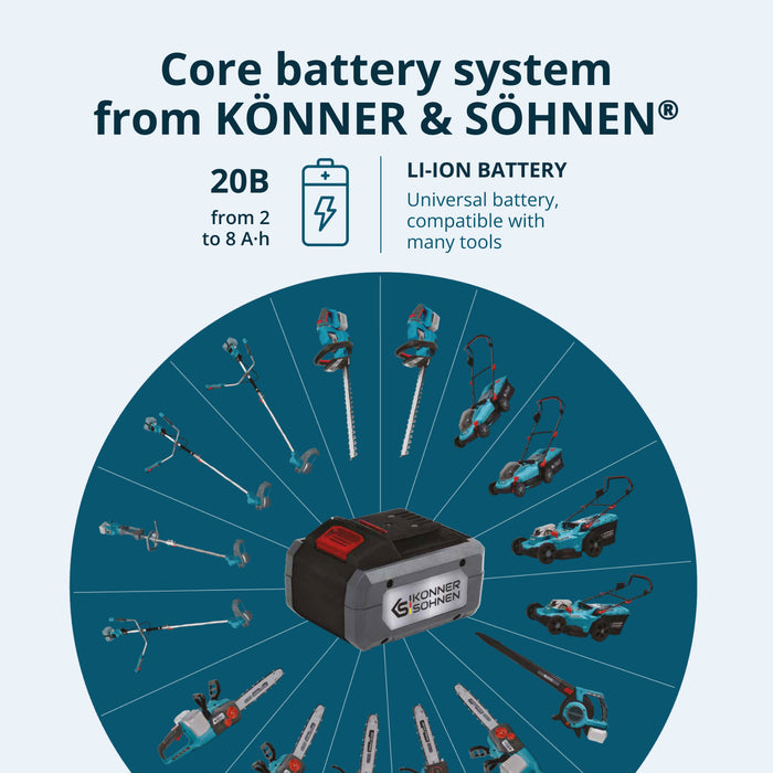 Trådlös grästrimmer och kantklippare KS BCT-40V