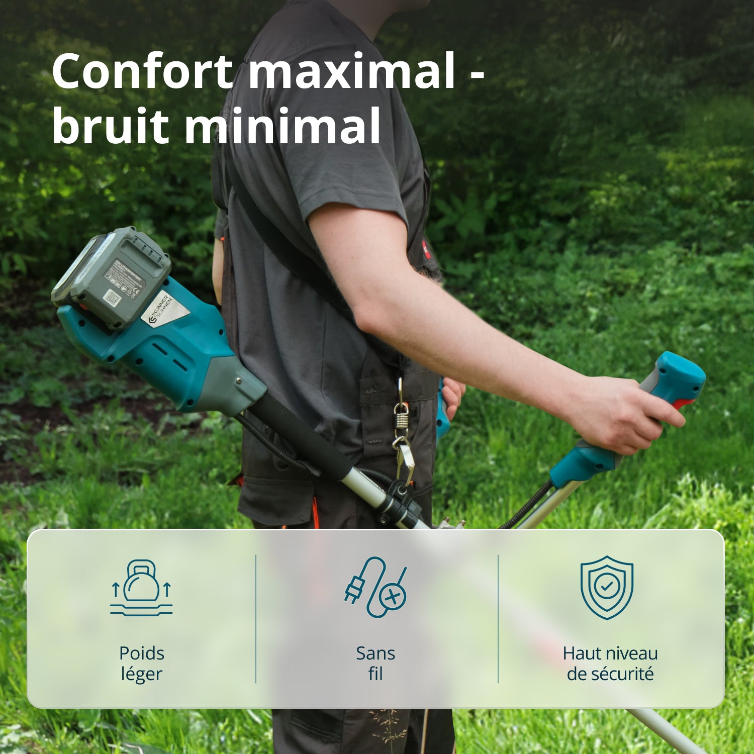 Taille-bordures de jardin sur batterie KS BCT-40V (Reconditionné Excellent)