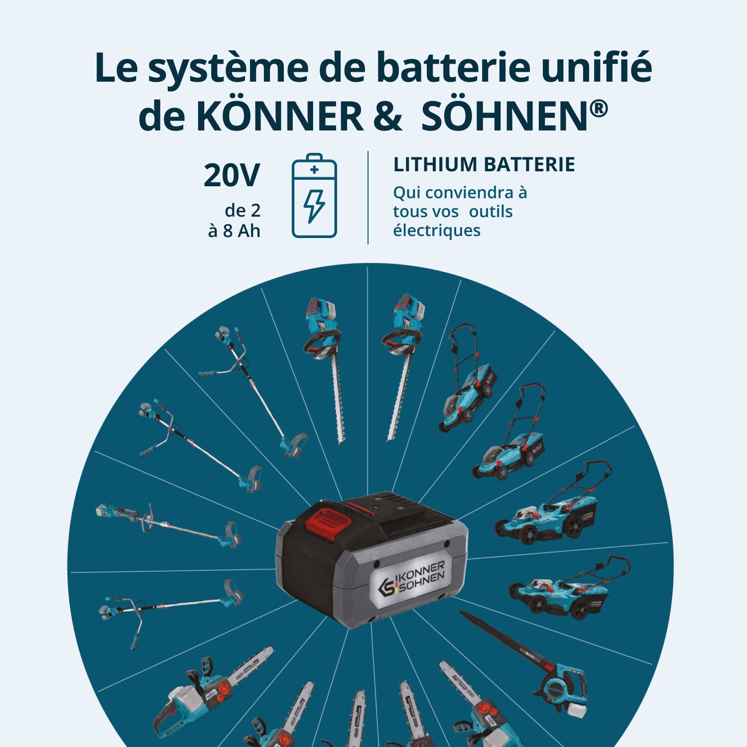 Taille-bordures de jardin sur batterie KS BCT-40V (Reconditionné Excellent)