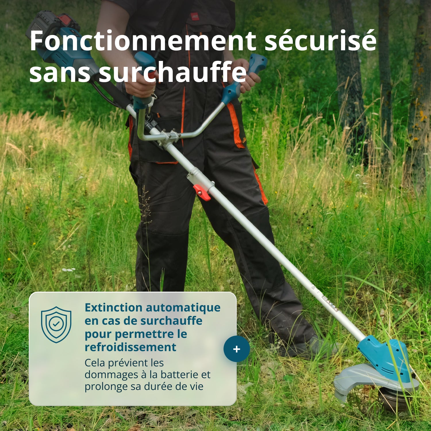 Taille-bordures de jardin sur batterie KS BCT-40V (Reconditionné Excellent)