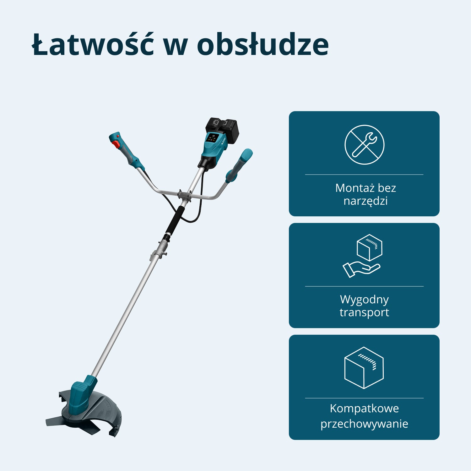 Bezprzewodowa wykaszarka i podkaszarka KS BCT-40V (Odnowiony – stan idealny)