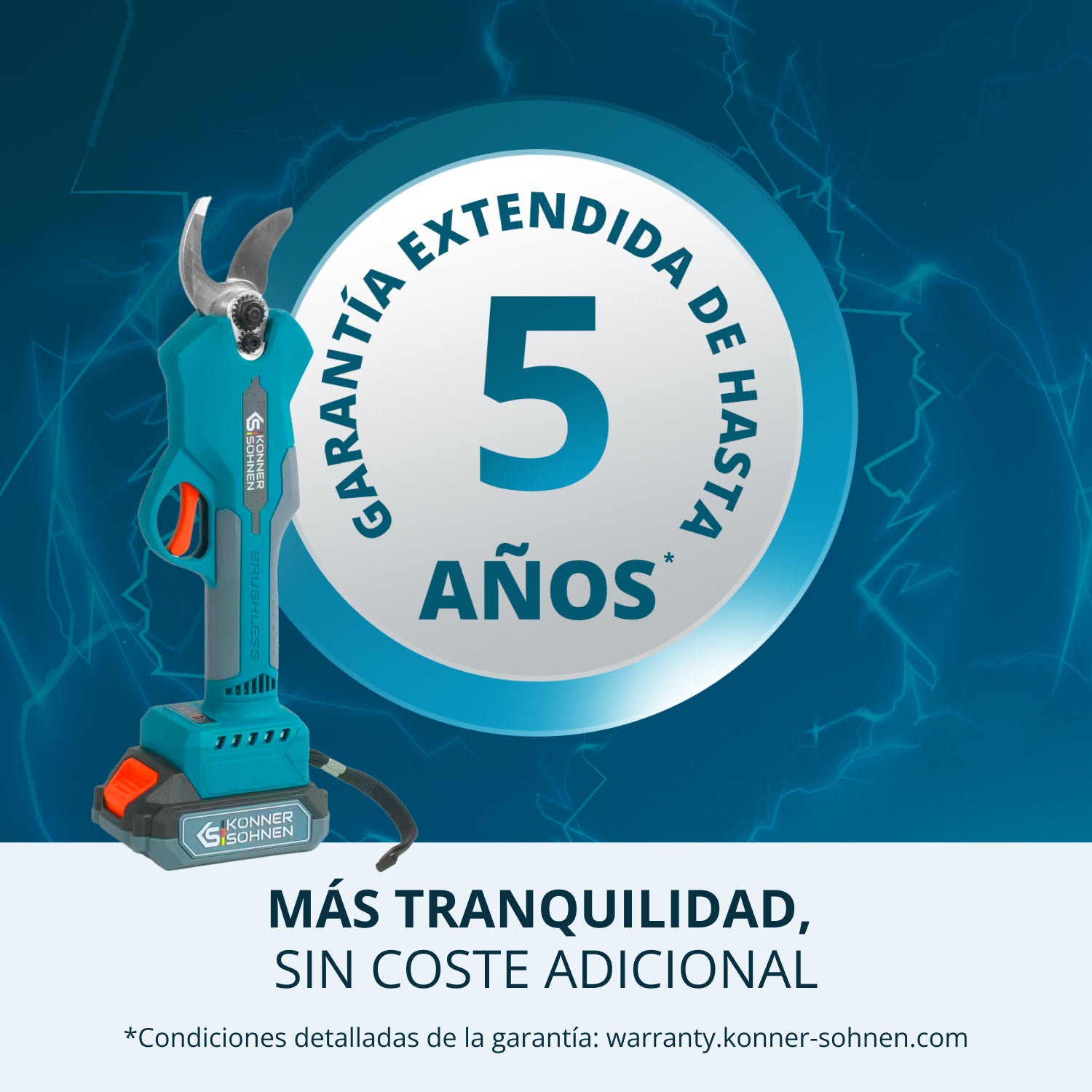 Bežične električne makaze za orezivanje KS CPS20V-32 Case