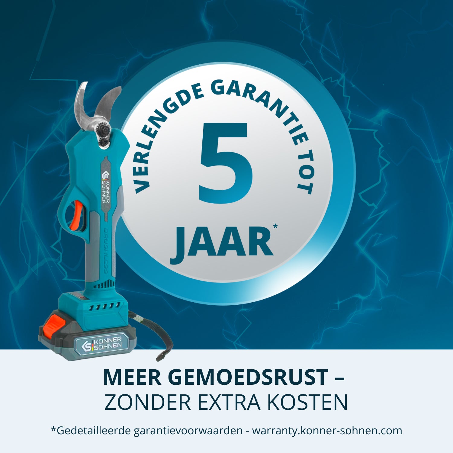 Snoerloze Elektrische Snoeischaar KS CPS20V-32 Case