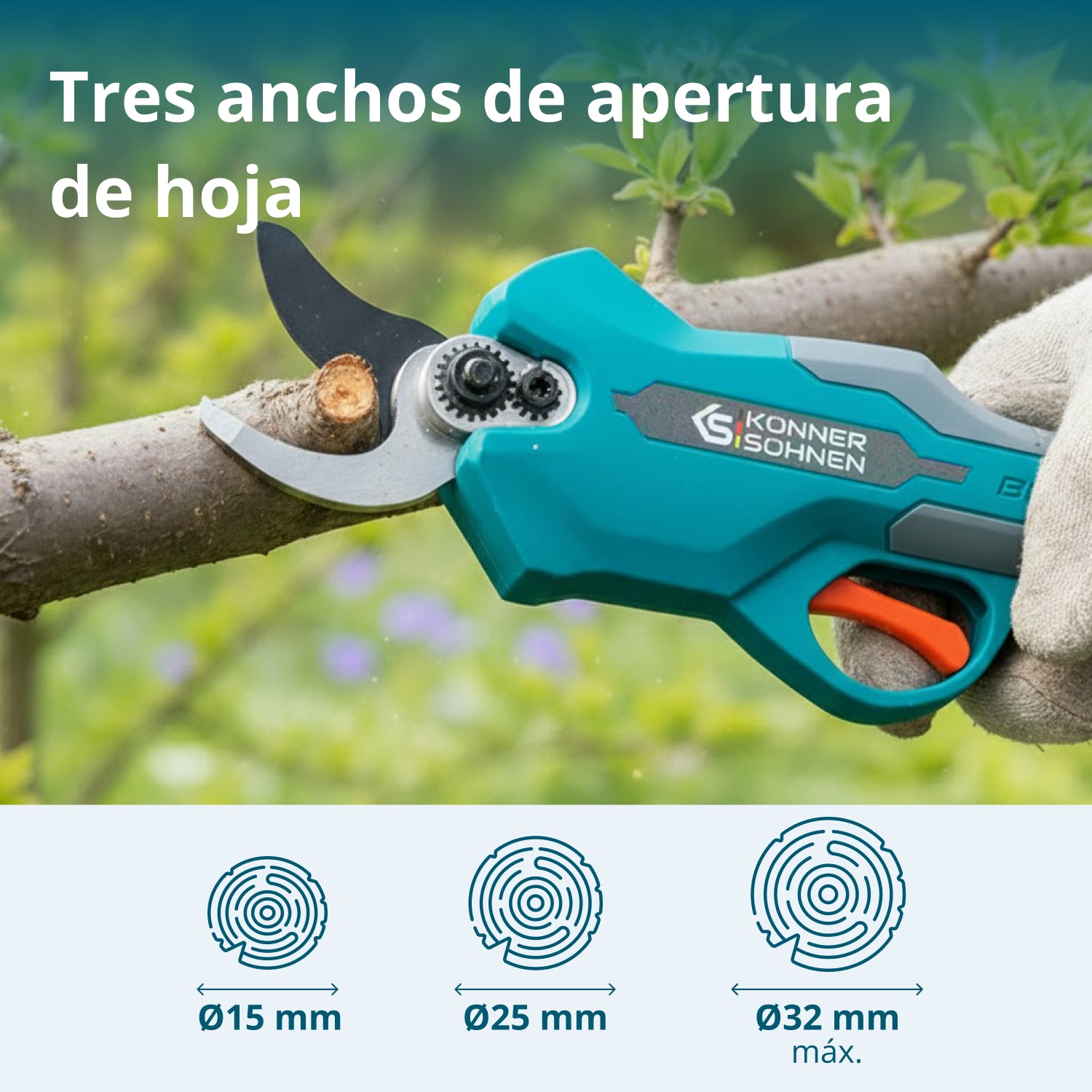 Bežične električne makaze za orezivanje KS CPS20V-32