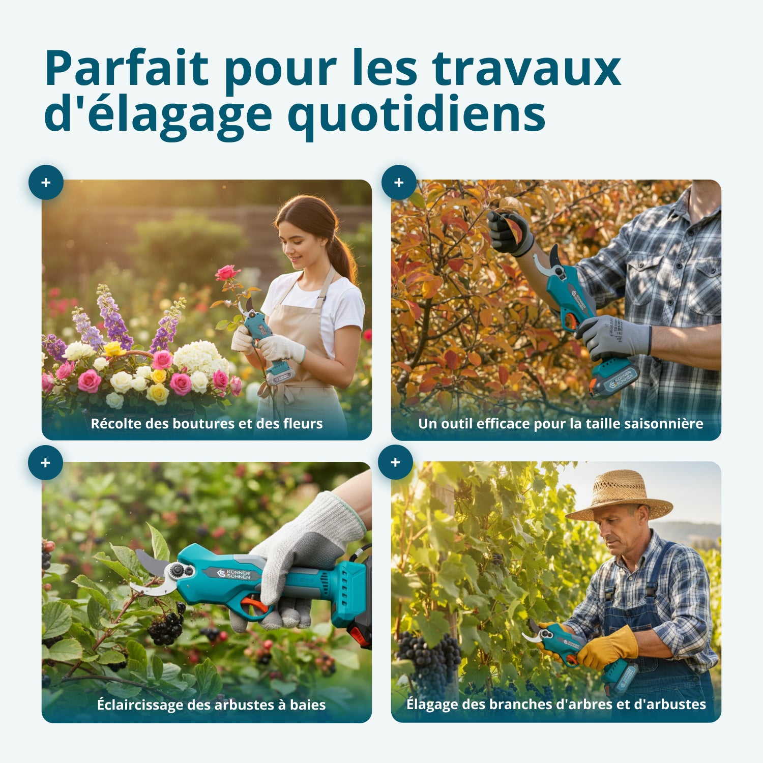 Sécateur à batterie KS CPS20V-32 Case