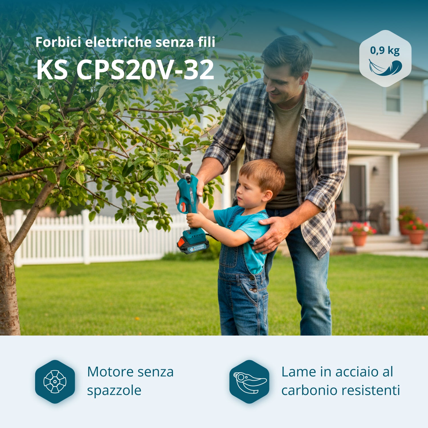 Cesoie Elettriche Senza Fili KS CPS20V-32