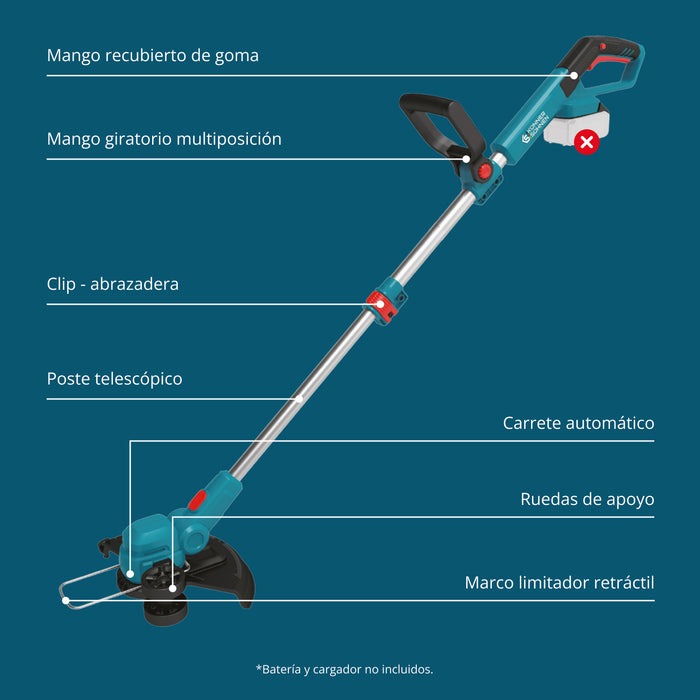Akkumulátoros trimmer KS CST-20V