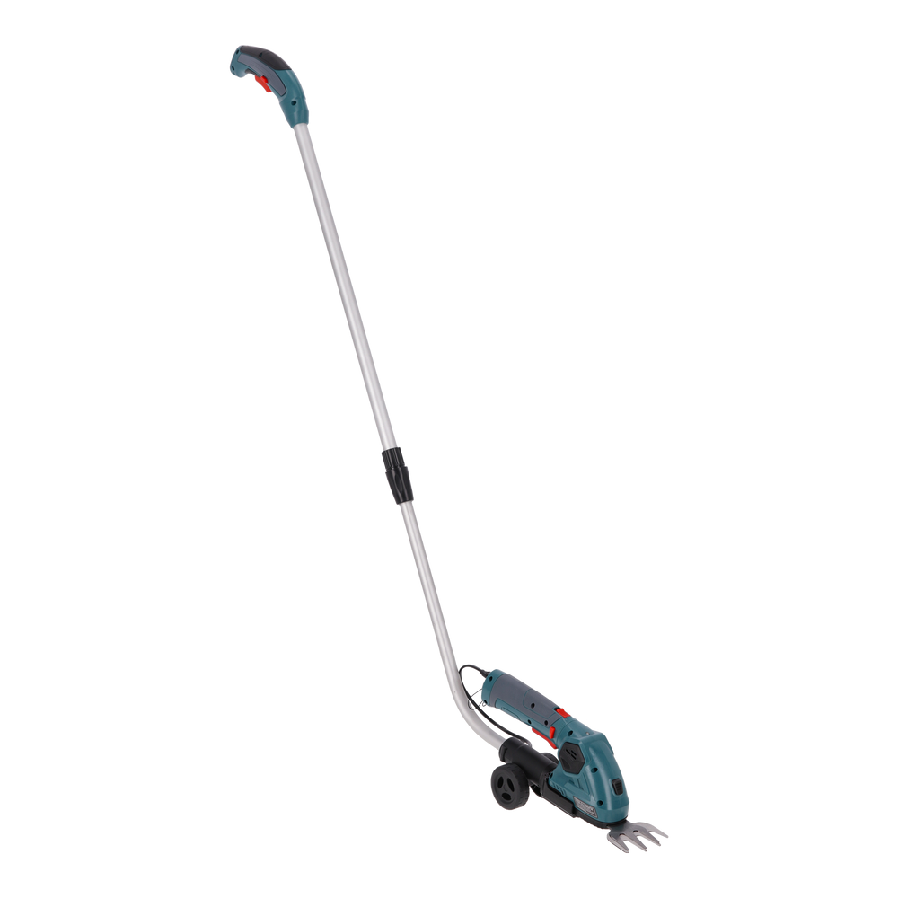 Snoerloze 2 in 1 Grasmaai- en Heggenschaar met Telescopische Verlengstok KS SHT-8V + Extension Pole