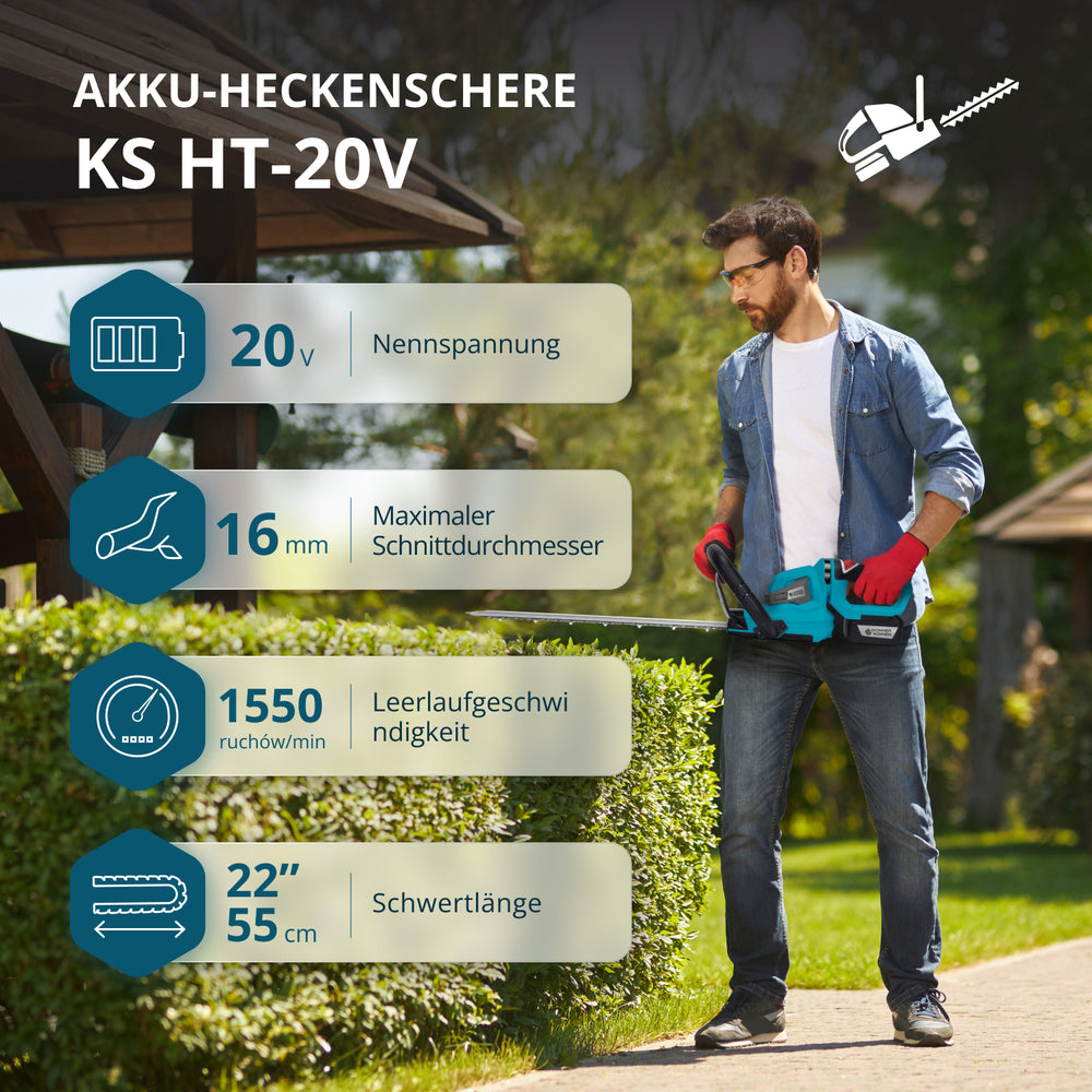 Promotionsset für Heckenschnitt KS LBV-HT-SET