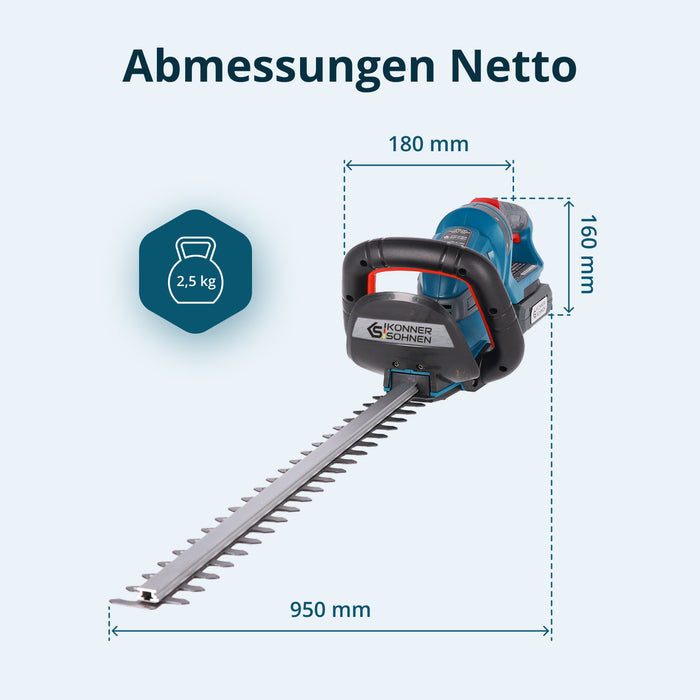 Promotionsset für Heckenschnitt KS LBV-HT-SET