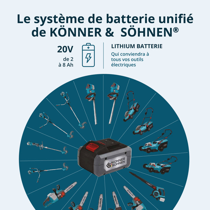 Taille-haie sur batterie KS HT-20V