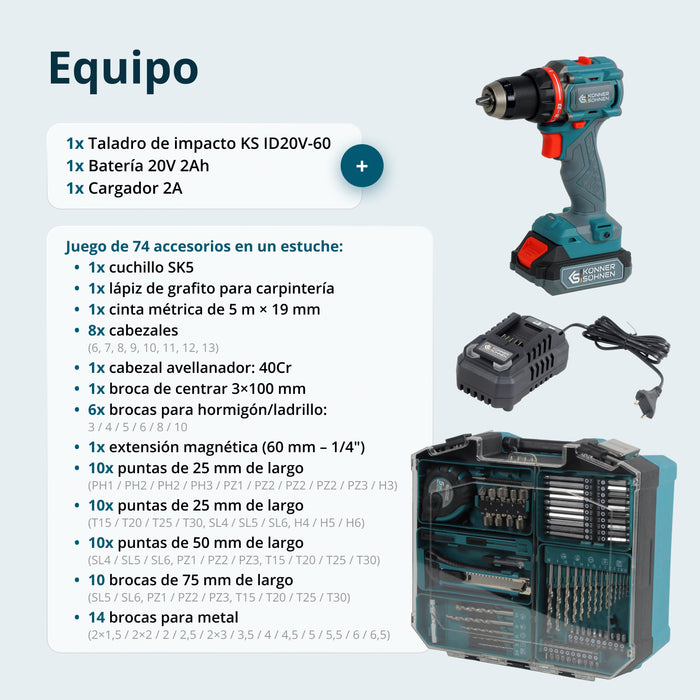 Bežični Master Set KS ID20V-60 KIT 74