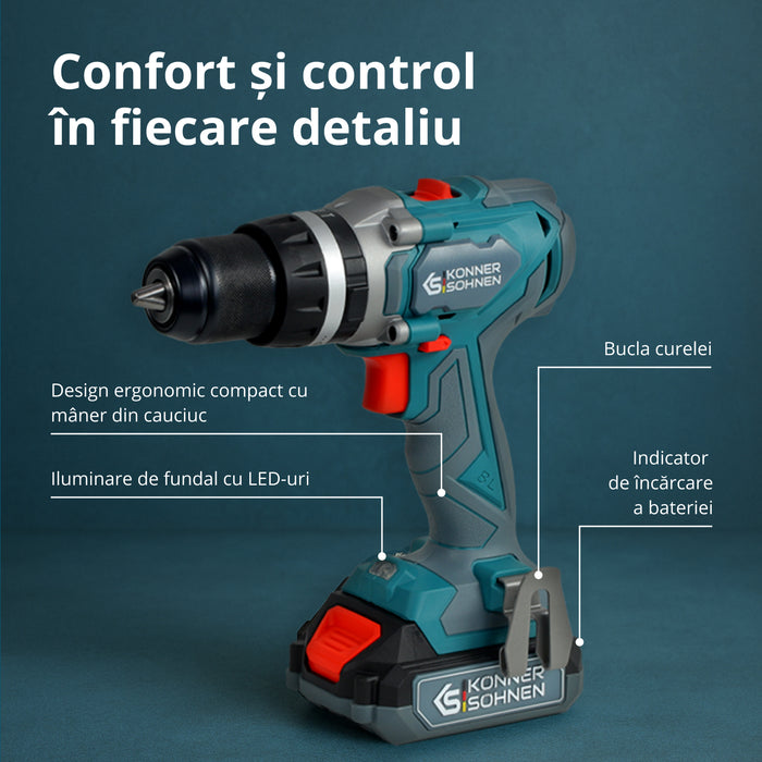 Fără Fir Master Set 2în1 KS IDISD 20V SET 2 