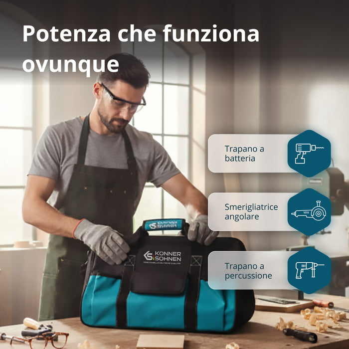 Set Master Senza Fili Kit 3-in-1 KS RHAGD 20V SET 3 PLUS