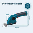 Tijeras de césped y cortasetos 2 en 1 inalámbricas KS SHT-8V thumbnail