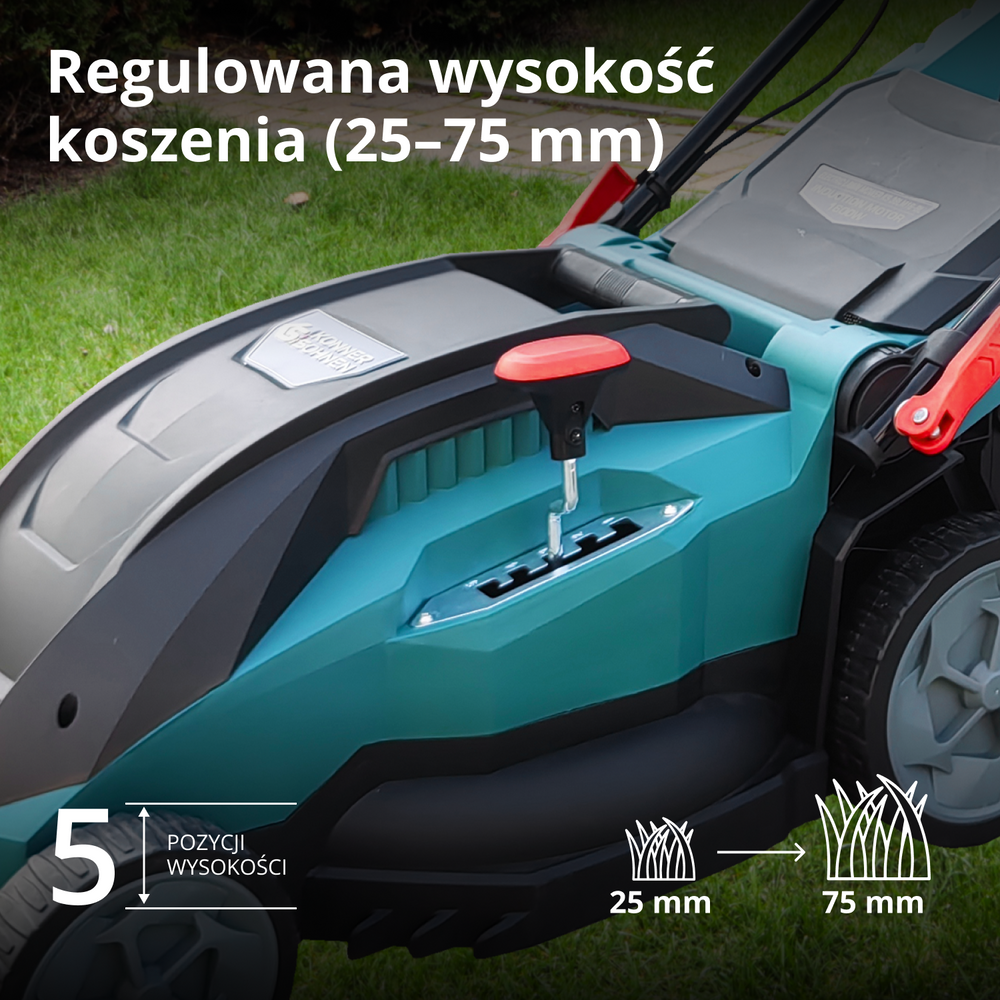 Elektryczna kosiarka do trawy KS 38LM16-BL