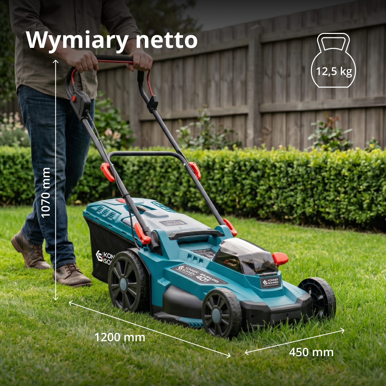 Zestaw promocyjny do pielęgnacji trawnika KS 43LM-BCT40V-SET