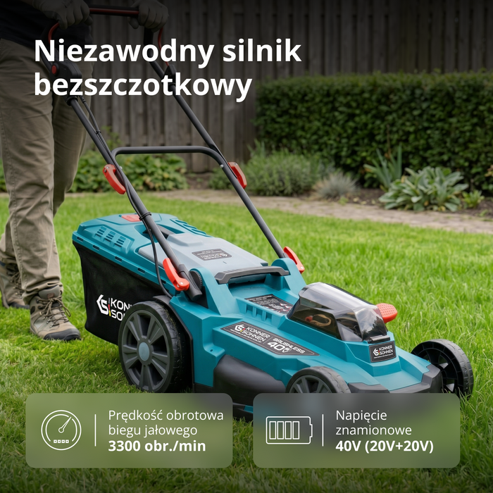 Bezprzewodowa kosiarka do trawy KS 43LM-40V
