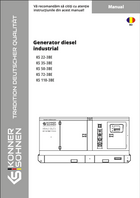 Centrală electrică diesel KS 22-3BE, KS 35-3BE, KS 50-3BE, KS 72-3BE, KS 110-3BE