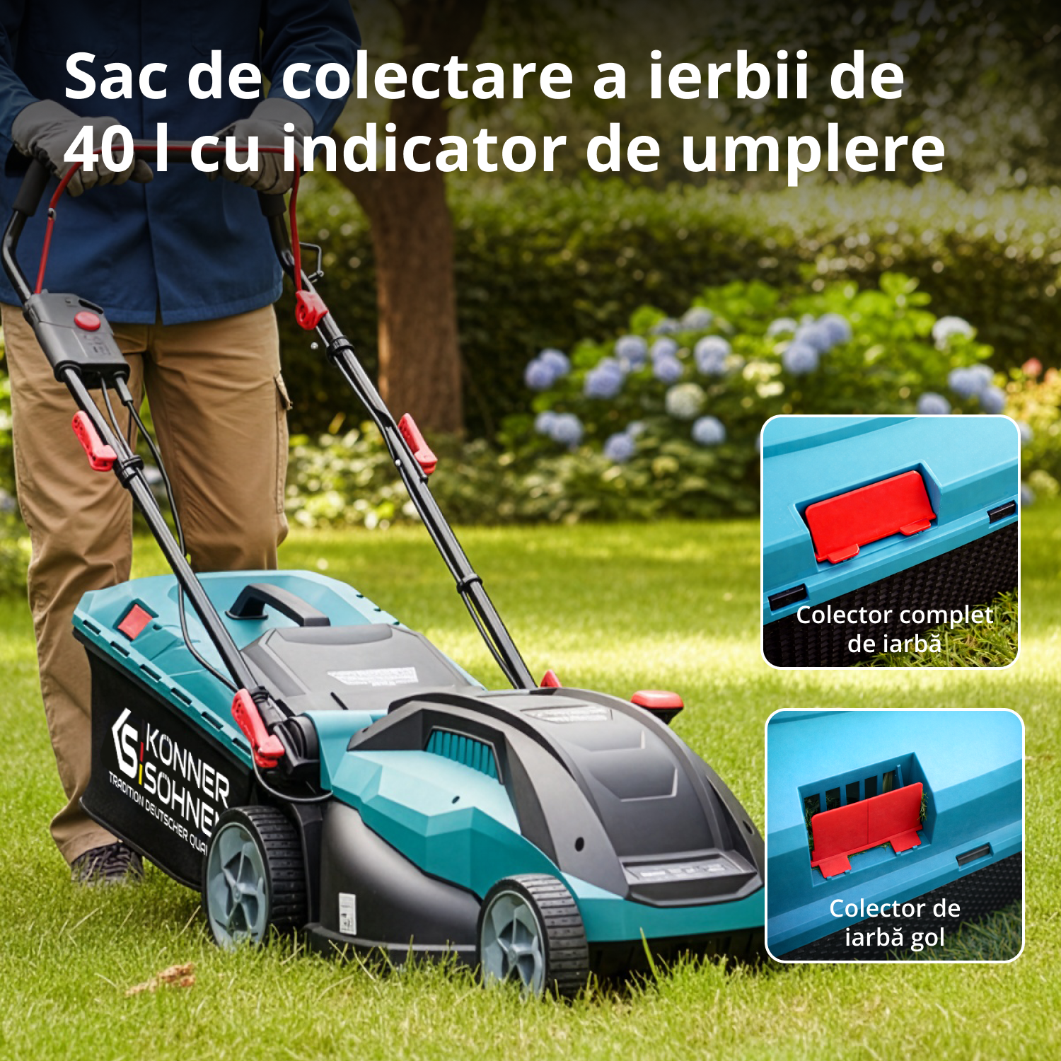 Mașină electrică de tuns gazonul KS 38LM16-BL