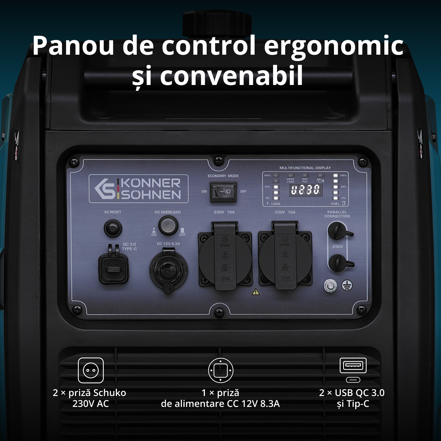 Generator cu inverter pe GPL/benzină KS 4000iEG S