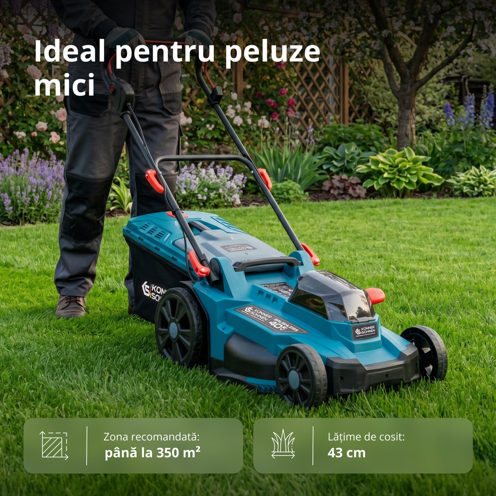 Mașină de tuns iarba cu acumulator KS 43LM-40V